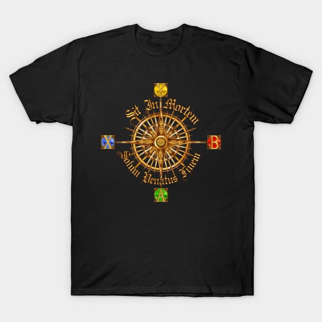 XBOX Compass Rose - "Death is Only the End of the Game" T-Shirt by Magmata